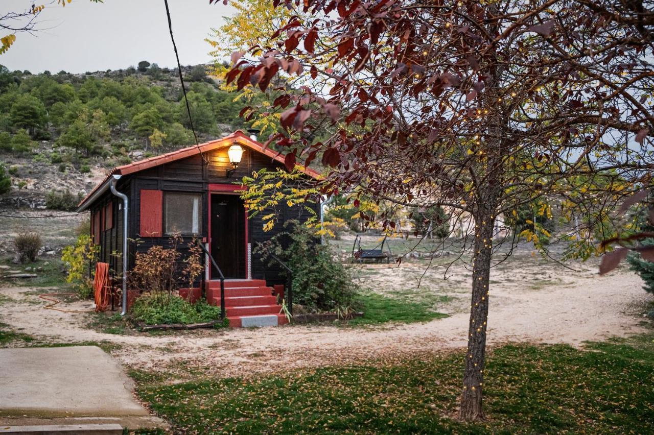 Casa Rural La Canadiense Log Cabin Guest House Buenache de la Sierra Exterior foto