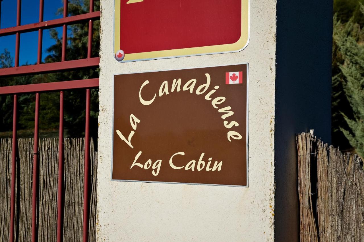 Casa Rural La Canadiense Log Cabin Guest House Buenache de la Sierra Exterior foto